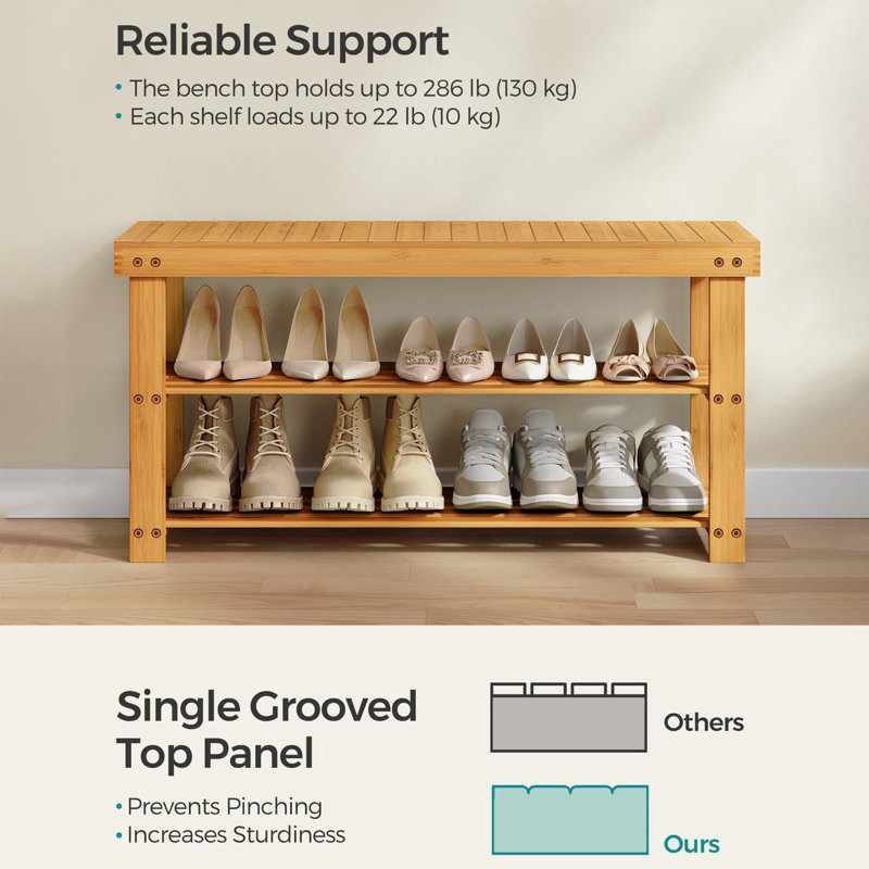 35 inch shoe rack discount